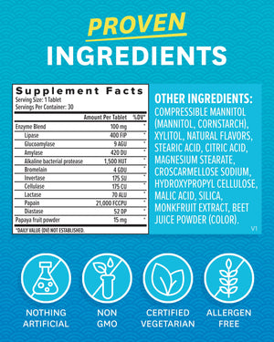 Chewable Papaya Enzymes